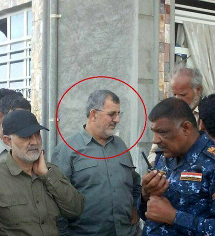 فرمانده نیروی زمینی سپاه در فلوجه