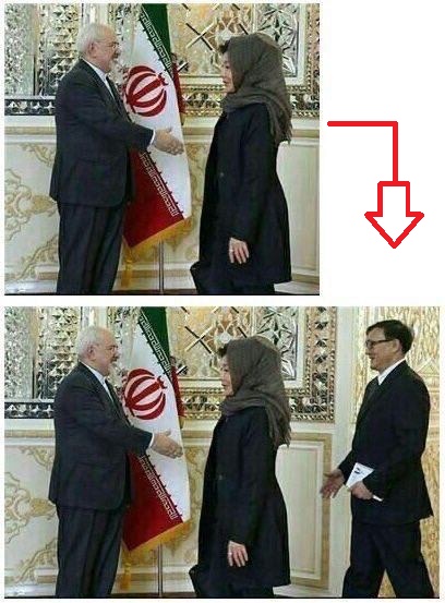 دلواپسان دست از سر ظریف بر نمی دارند؛ پخش تصاویر جعلی جدید از ظریف در فضای مجازی